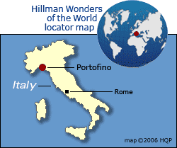 Италия - Портофино на карте